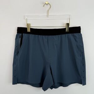 Ten Thousand Men’s Size 2XL Green / Blue Unlined Interval Shorts 5' Gym